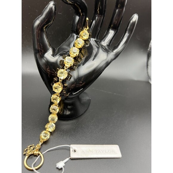 Ann Taylor Yellow Crystal Bracelet - Picture 1 of 4
